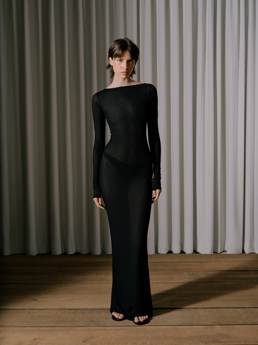Black Jersey Dress