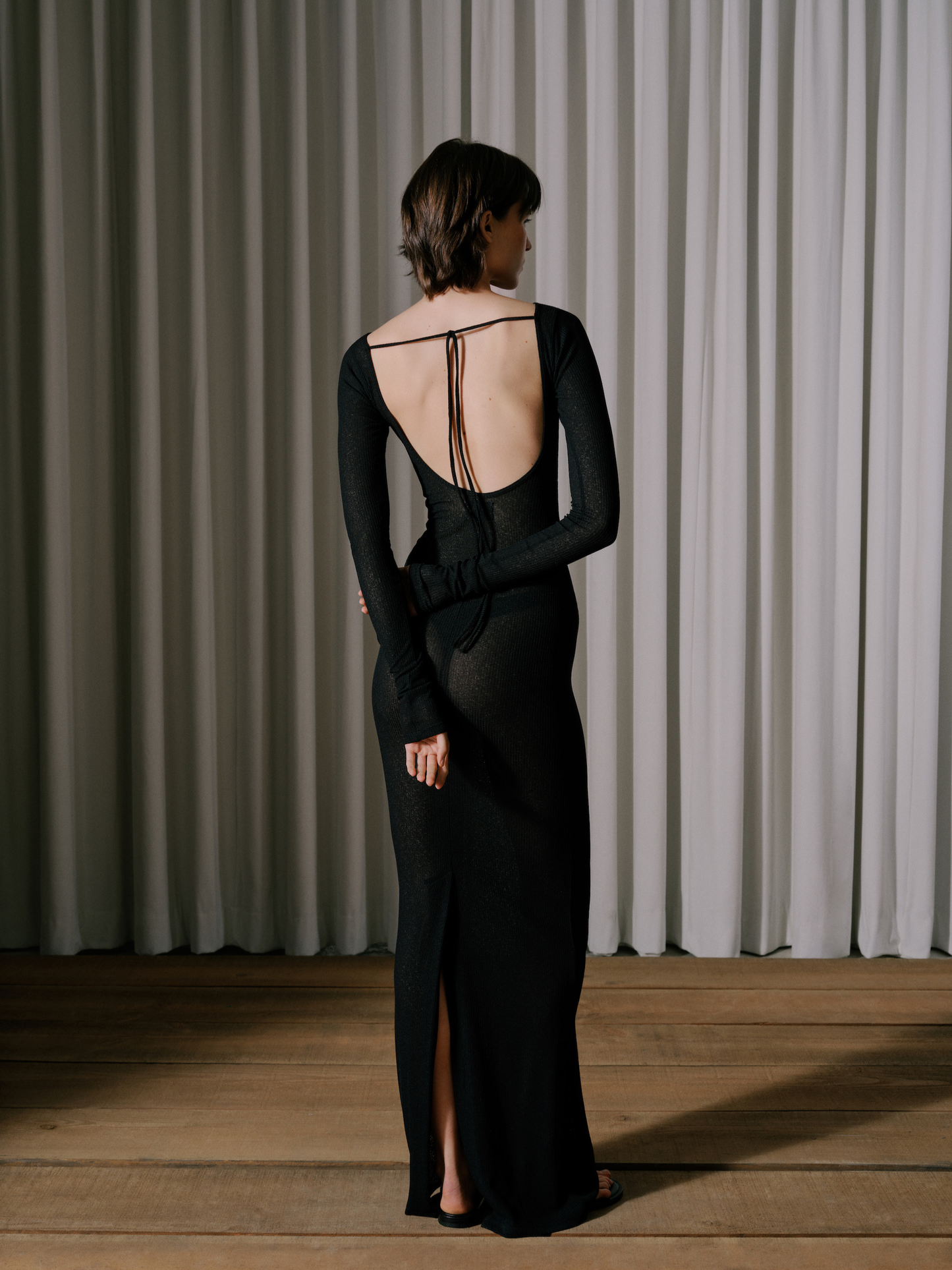 Black Jersey Dress
