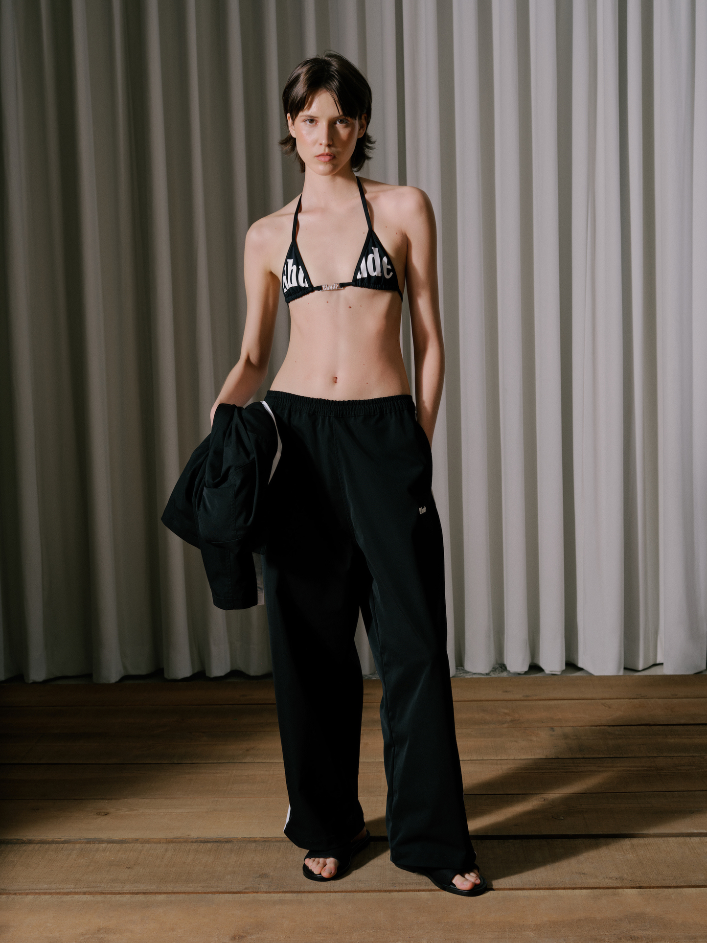 Black Track Pant