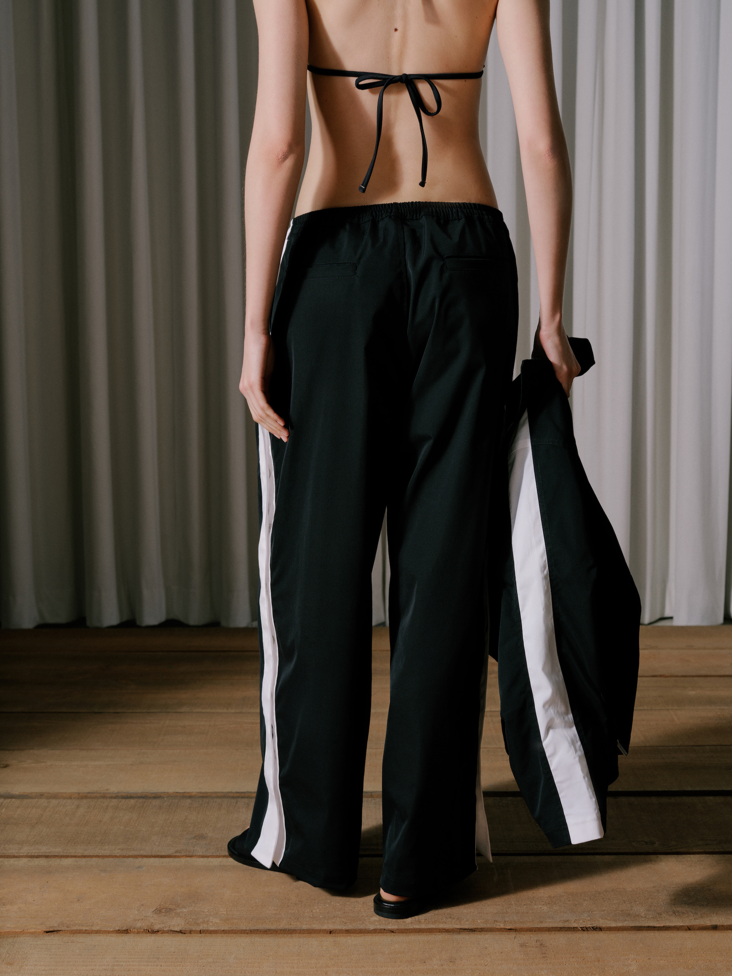 Black Track Pant
