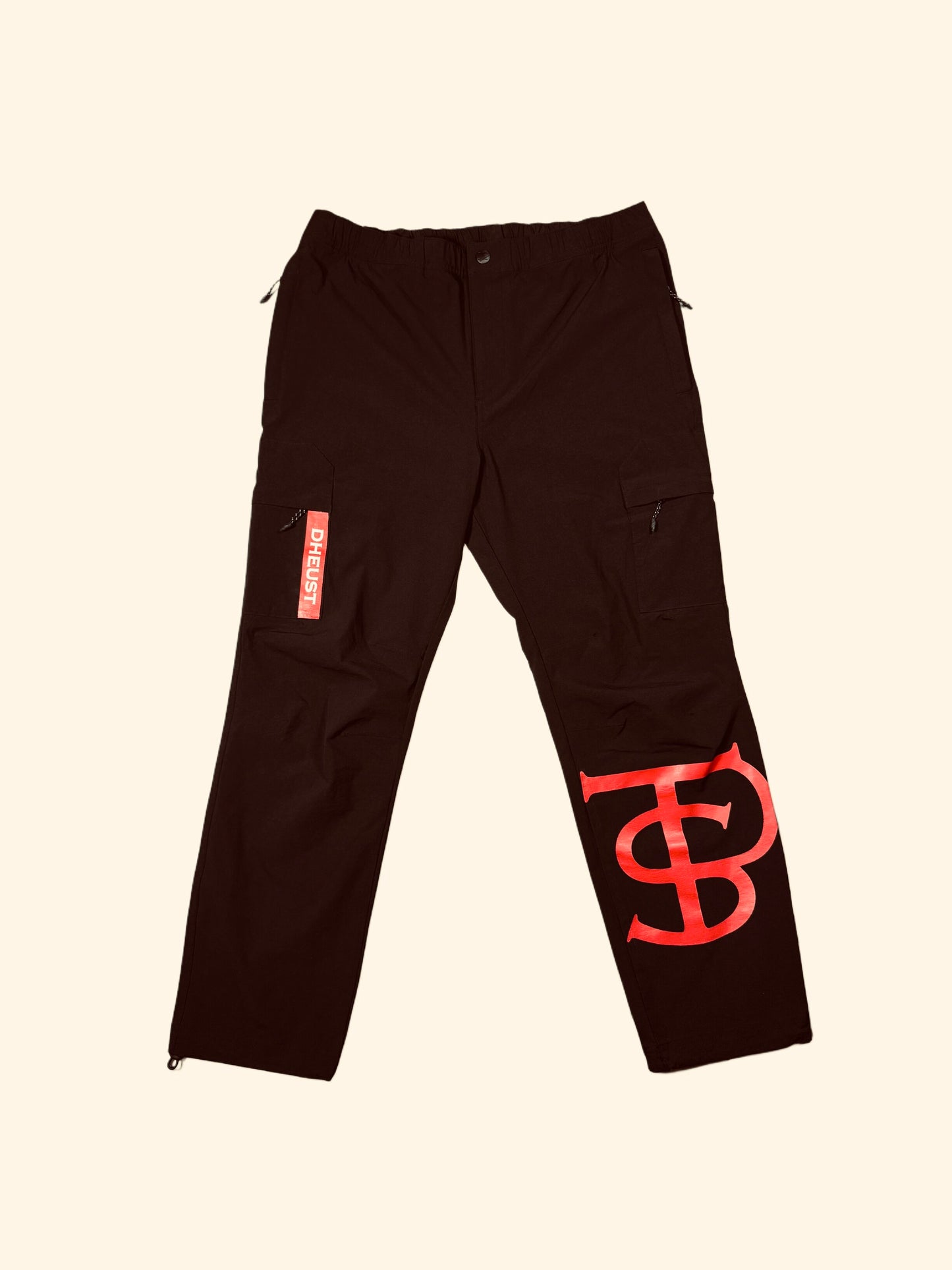 DHEUST “Anthracite” Black Nylon Pants Women