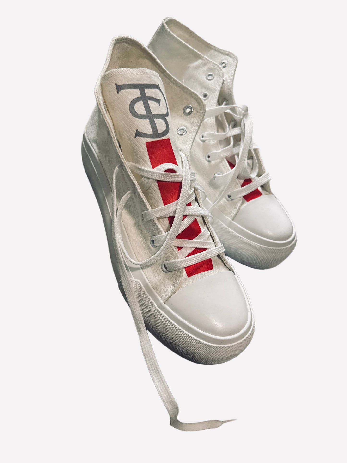 DHEUST “Les Artists” Lace Up 1inch Unisex Platform sneakers