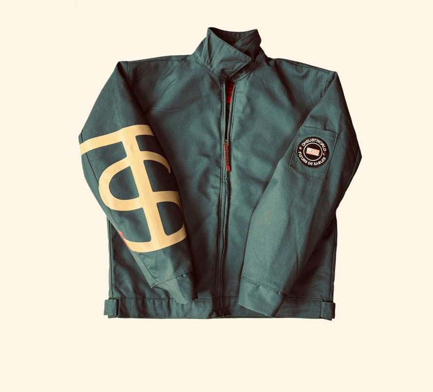 DHEUST “fleurs de sables” Bomber Jacket