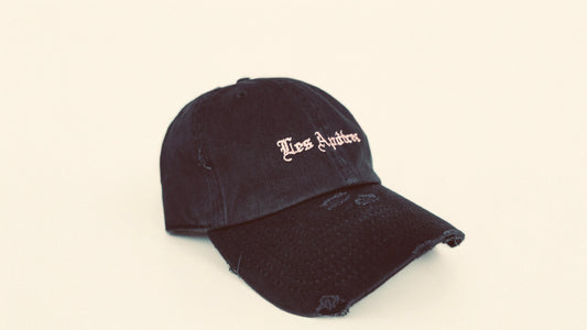 Les Apôtres Adjustable Dark Blue Distressed Hat